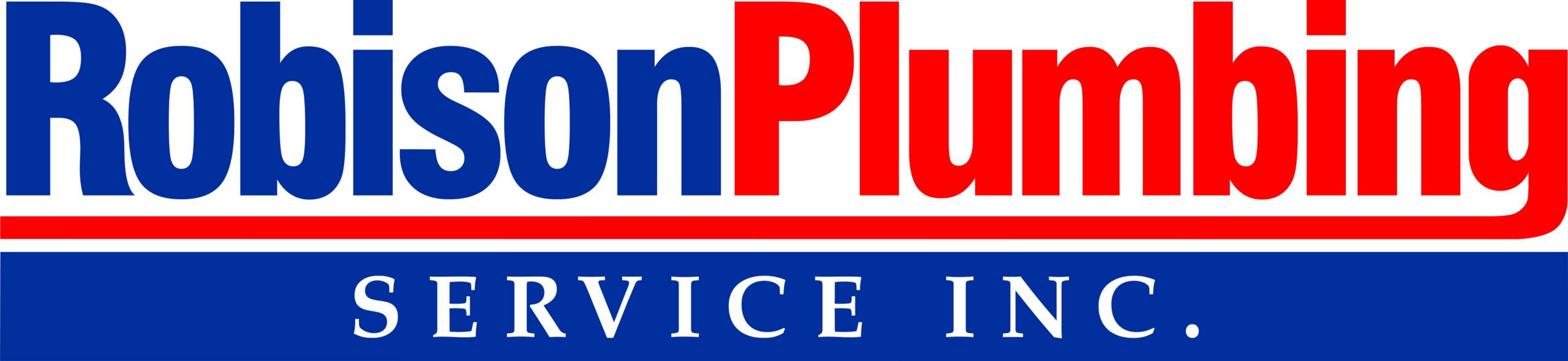 The company logo for Robison Plumbing